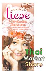 รูป Liese Marshmallow Brown(ลิเซ่ มาร์ชเมลโล บราวน์) โฟมเปลี่ยนสีผม สีน้ำตาล สว่างปานกลาง